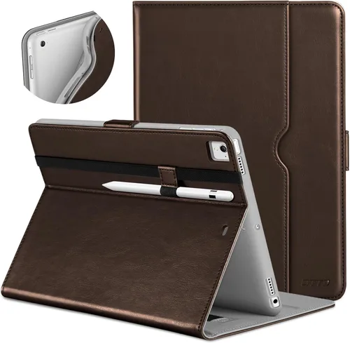 Miniatura 23 de DTTO para iPad de 9.7 pulgadas 5ª/6ª generación 2018/2017 con soporte para Apple Pencil, funda de piel premium con función atril para iPad de 9.7