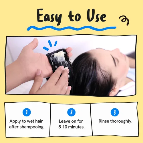 Miniatura 6 de Tratamiento diario de ceramida con proteína de colágeno para cabello seco y dañado, mascarilla acondicionadora profunda con colágeno hidrolizado