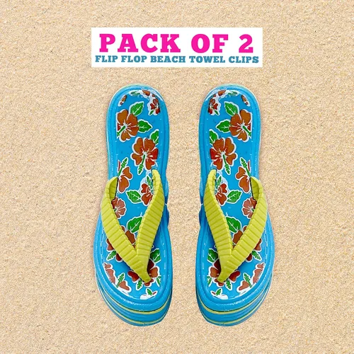 Miniatura 3 de PERFORMORE Clips de toalla de playa, paquete de 2 clips portátiles para toallas, clips de seguridad para sillas de playa, terraza, patio, piscina