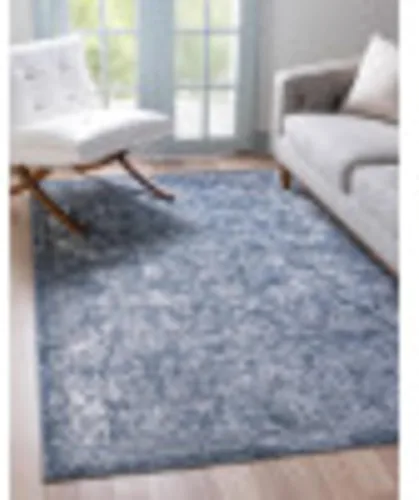 Miniatura 3 de Unique Loom Portland Collection - Alfombra de área Albany (4 pies 1 pulgada x 6 pies 1 pulgada, rectangular, azul/gris)