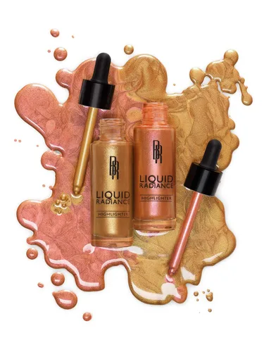 Miniatura 3 de Black Radiance Resaltador Liquid Radiance, peso en rosa, 1 onza