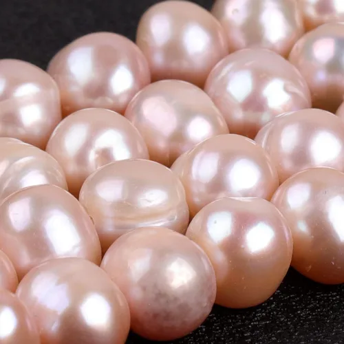 Miniatura 4 de JOE FOREMAN Cuentas de perlas cultivadas de agua dulce para manualidades y fabricación de hebras completas de 15 pulgadas, Piedra