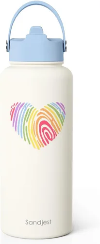 Miniatura 28 de Regalos cristianos para mujeres, botella de agua inspiradora de acero inoxidable de 32 onzas con aislamiento con tapa, regalos religiosos para mamá