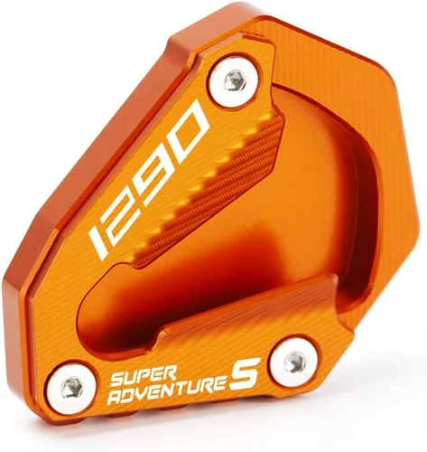 Placa de extensión para soporte lateral de motocicleta compatible con 1290 Super Adventure S 2021 2022 2023 2024 | Soporte de almohadilla de pie