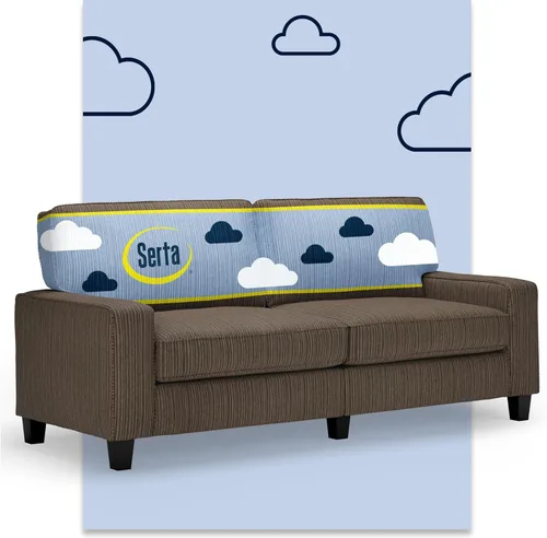 Miniatura 44 de Serta Palisades Sofás Tapizados para Sala, Sofá de Diseño Moderno, Tela, Beige