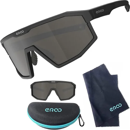 Miniatura 8 de Eazyrun Gafas de sol polarizadas deportivas para niños de 8 a 12 años, lentes para béisbol, softbol, ciclismo, protección UV para niños y niñas