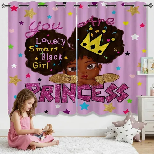 Miniatura 24 de Cortinas de Gato - Lindas Cortinas Opacas de Gato para Habitación de Niños Decoración Kawaii para Dormitorio de Niñas, 2 Paneles, 82 x 63 pulgadas