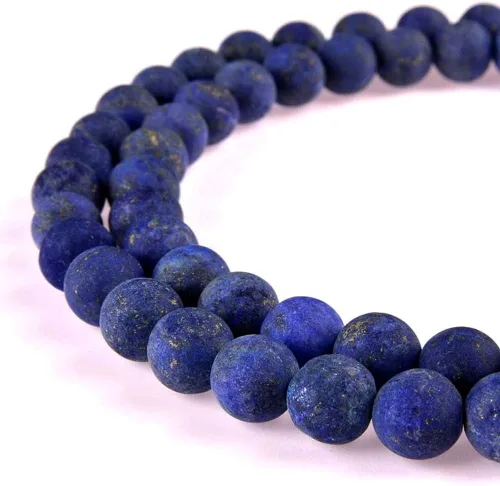Miniatura 9 de Cuentas sueltas de jade azul teñido natural de 6 mm, cuentas redondas lisas, aproximadamente 15.5 pulgadas, para hacer pulseras y collares de Jade
