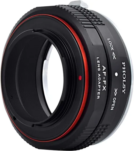 Miniatura 6 de PHOLSY Adaptador de montaje de lente AF a Fuji X con anillo de control de apertura compatible con lente Sony A Minolta AF a cámara Fuji X Mount
