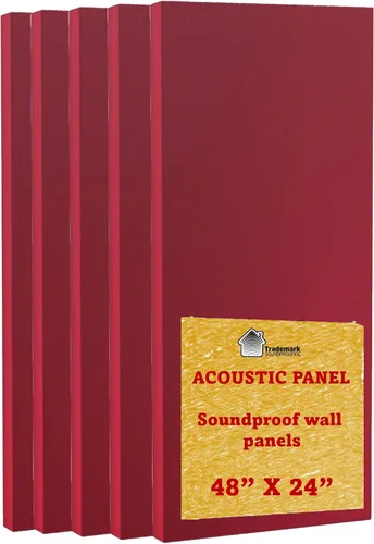 Miniatura 7 de Paneles de pared insonorizados, paneles acústicos, paneles de amortiguación de sonido, paneles ecológicos de fibra de vidrio acústica a prueba
