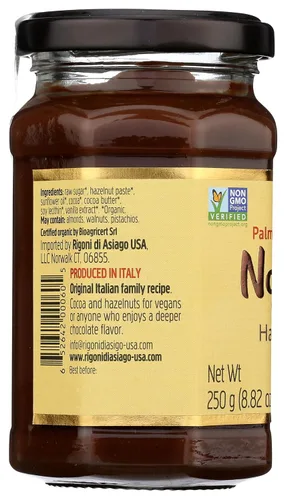 Miniatura 6 de Nocciolata, crema de avellana para untar sin lácteos, orgánica, 8.82 onzas