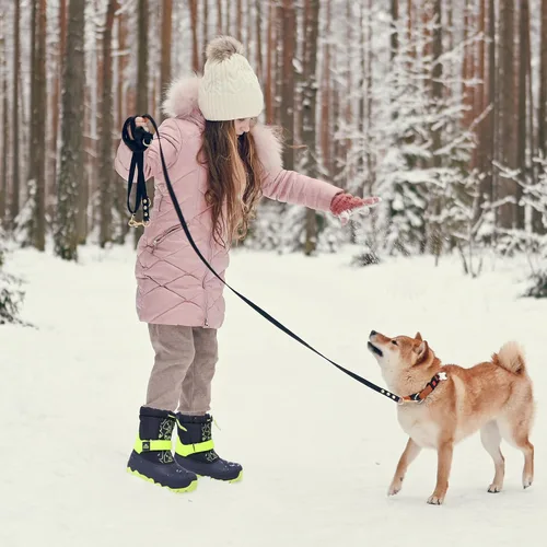 Miniatura 5 de NORTIV 8 Botas de nieve para niños y niñas, impermeables, para clima frío, botas clásicas para senderismo al aire libre (niños pequeñosniños grandes)