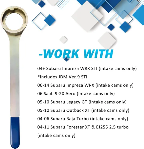 Miniatura 5 de Kit de herramientas de soporte de llave dentada de admisión/escape para Subaru AVCS JDM y STD