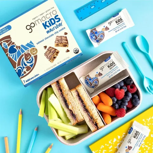 Miniatura 6 de GoMacro Kids MacroBar - Surtido de 4 sabores - (barras de 0.90 onzas, 28 unidades)