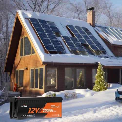 Miniatura 8 de Litime 12V 200Ah Plus Batería de litio LiFePO4, autocalentamiento y baja temperatura, 2560Wh de energía, BMS de 200A incorporada, más de 4000 ciclos