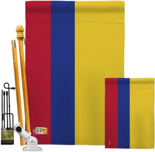Miniatura 9 de Americana Home & Garden S140055-BO Colombia Banderas del Mundo Nacionalidad Impresiones Decorativas Vertical Casa 28" X 40" Jardín 13" X 18.5