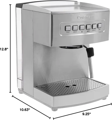 Miniatura 3 de Cuisinart EM-200NP1 Máquina de café expreso programable de 15 bares, acero inoxidable
