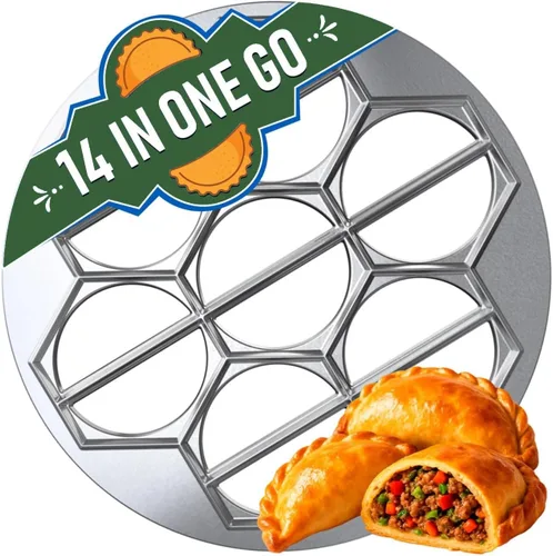 Miniatura 9 de Fabricante de Ravioli Ruso Molde para Albóndigas Pelmeni Molde de Metal Siberiano Fabricante de Albóndigas de Carne Máquina Cortadora de Raviolis 1.