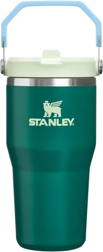 Miniatura 106 de STANLEY IceFlow 2.0 - Vaso con pajilla abatible con asa, 30 onzas, tapa giratoria y popote abatible, botella de agua a prueba de fugas, acero Tiza