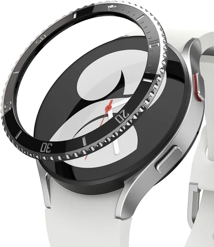 Miniatura 15 de Ringke Bisel Styling Compatible con Samsung Galaxy Watch 5 1.575 in y Galaxy Watch 4 (1.575 in) Marco Adhesivo Anillo Cubierta Anti arañazos