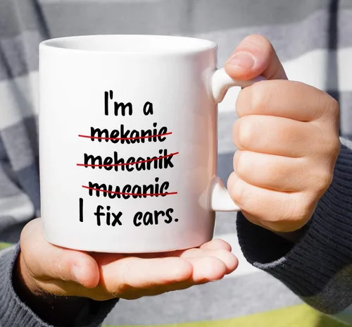 Miniatura 4 de Retreez Taza divertida – I'm A Mechanic I fix Cars Automobile - Tazas de café de cerámica de 11 onzas – Divertido, sarcasmo, sarcástico