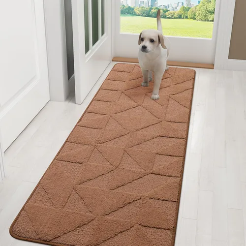 Miniatura 45 de OLANLY Tapetes para Puerta para Interiores, Antideslizantes, Absorbentes, Resistentes a la Suciedad, Tapete de Entrada Lavable, Tapete de Entrada