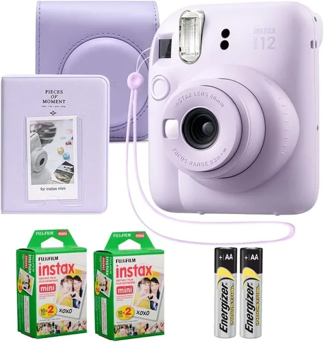 Miniatura 10 de Fujifilm Instax Mini 12 - Paquete de cámara instantánea Blossom Pink - Incluye 40 hojas Instax Mini Film, funda protectora y mini álbum de fotos