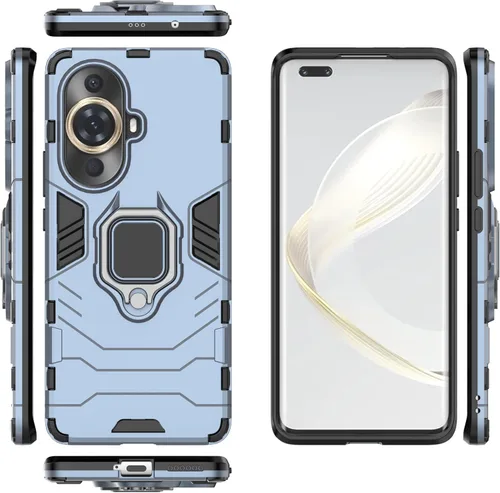 Miniatura 22 de Funda para Xiaomi Redmi Note 12S 4G Caso,Soporte de montaje magnético para coche Funda Shell para Xiaomi Redmi Note 12S 4G Caso Azul