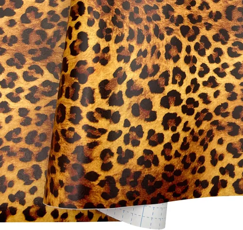 Miniatura 7 de simplelife4u 10 metros (32,8 pies) Sexy Leopard impresión papel pintado de vinilo removible Home recámara Decoración Día de San Valentín Regalo