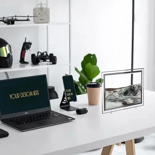 Miniatura 6 de Imagen de arte de arena en movimiento Mar Profundo Dinámico 8D Paisajes de arena Imágenes en movimiento Oficina Escritorio Arte Decoración Juguetes