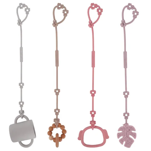 Miniatura 9 de Correas de seguridad de juguete, correas elásticas ajustables para cochecitos, silla alta, cunas, cestas colgantes, asiento de automóvil, carrito