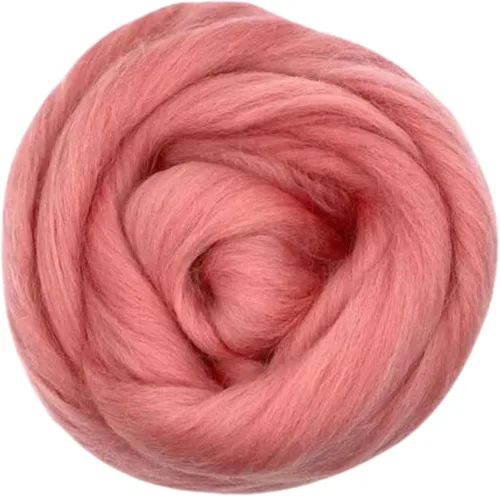 Miniatura 10 de Revolution Fibers Lana Corriedale teñida 8.2 onzas de parte superior de lana peinada de primera calidad 26 micras, 100% lana Corriedale pura