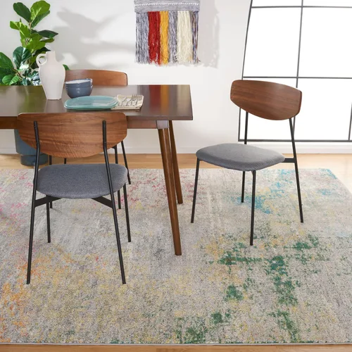 Miniatura 22 de SAFAVIEH Madison Collection - Alfombra de pasillo de 2 pies 2 pulgadas x 6 pies, beige y gris, no desprende pelusa y de fácil cuidado