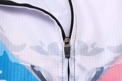 Miniatura 4 de Uriah Maillot de bicicleta de manga corta reflectante con bolsillos traseros para hombre