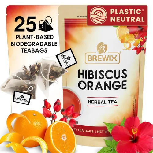 Miniatura 31 de BREWIX, Bedtime Blossom - Té suelto de hierbas (más de 50 tazas) sin cafeína y totalmente natural Mezcla relajante floral nocturna Rooibos