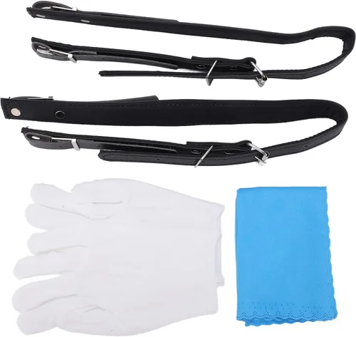 Miniatura 7 de Acordeones Para Adultos, Acordeón De Adulto Azul 22 Teclas 8 Bass Acordeón Instrumento Con Correas Ajustables Y Sonido Dulce Acordeón Portátil Para