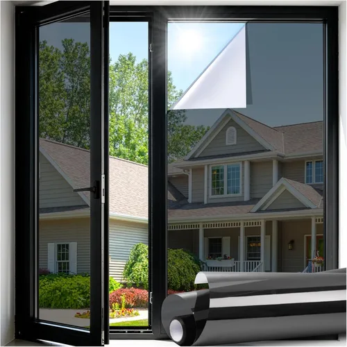 Miniatura 10 de LUTE - Película de privacidad para ventana, película de arco iris, adhesivo estático de vidrio manchado 3D decorativo, adhesivos de vidrio