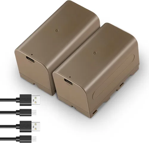 Miniatura 15 de Neewer Batería de repuesto NP-F970 de 10500 mAh, tiempo de carga completa de 4.8 horas, cable USB C de carga rápida PD de 20 W, batería recargable