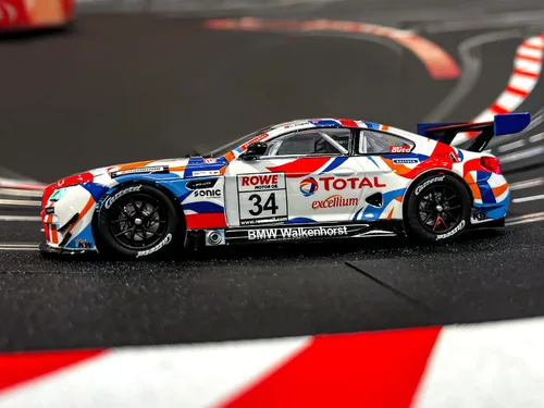 Miniatura 3 de Carrera 27698 BMW M6 GT3 Walkenhorst Motor Sport No.34 Escala 1:32 Ranura analógica Coche Carreras Vehículo Evolución Ranura Carreras de coches
