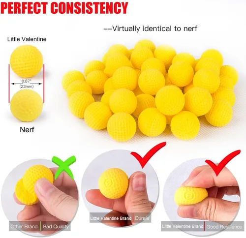 Miniatura 3 de Little Valentine Paquete de recarga de 100 rondas para Nerf Rival