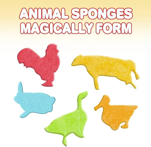 Miniatura 4 de ArtCreativity Magic Growing Farm Animal Capsules, 2 paquetes, 24 cápsulas expandibles de animales, crecer en agua, lindo color y diseño, recuerdos