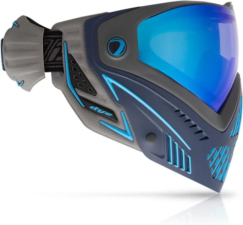 Miniatura 14 de Dye i5 Gafas de paintball – Lente térmica antivaho – Correa GSR Pro, orejas formadas por compresión – Protección facial profesional Ónice