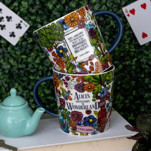 Miniatura 6 de Taza de amantes de libros Steel Mill & Co., linda taza de café/té de cerámica con asa para club de lectura, taza de café temática de lectura de 14