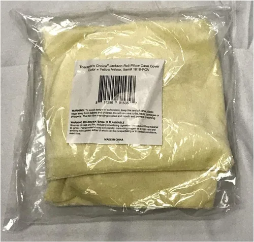 Miniatura 3 de Jackson - Funda de almohada enrollable con cremallera (solo funda de almohada, no incluye la almohada) (terciopelo amarillo)