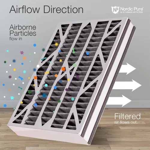 Miniatura 8 de Nordic Pure Filtros de aire de repuesto MERV 15 Plus Carbon Trion Air Bear Cub de 16 x 25 x 3 (15 13/16 x 24 5/16 x 3)