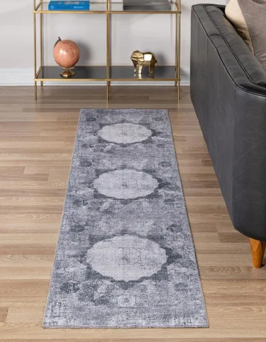 Miniatura 18 de Unique Loom Yara Collection - Alfombra de área Nayer (5' 1" x 8' Rectángulo, Azul Sobreteñido/Azul)