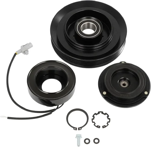 Miniatura 20 de cciyu Embrague del compresor de aire acondicionado 1993-1997 para Ford E-350 Econoline 7.3L 1993-1997 para Ford E-350 Econoline Club Wagon 7.3L