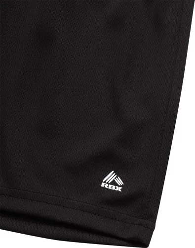 Miniatura 5 de RBX Pantalones cortos deportivos para niños, paquete de 2 pantalones cortos transpirables de poliéster con bolsillos, pantalones cortos activos