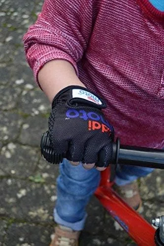Miniatura 4 de Kiddimoto - Cycling Gloves Fingerless Gloves for Kids Perfect for Bike, Scooter & Skateboard Ideal for Boys and Girls Available in Different
