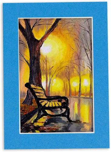 Miniatura 72 de 8.5x11 Mat for 11x14 Frame - Precut Mat Board Acid-Free Brown 8.5x11 Photo Matte Made to Fit a 11x14 Picture Frame, Premium Matboard for Family
